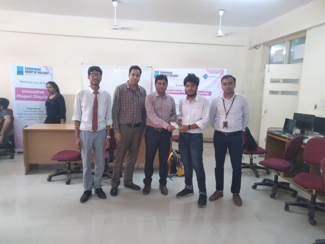 CSE Department organized Innovative Project Display Competition by Coding Blocks 
