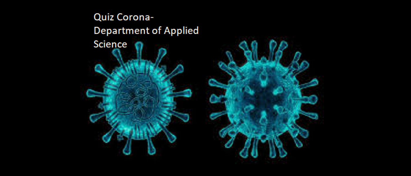 Applied Science Department organized Quiz CORONA 