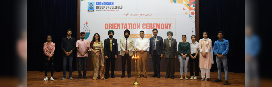 Chandigarh Engineering College organized 22nd Orientation Programme for Newly Admitted Students 