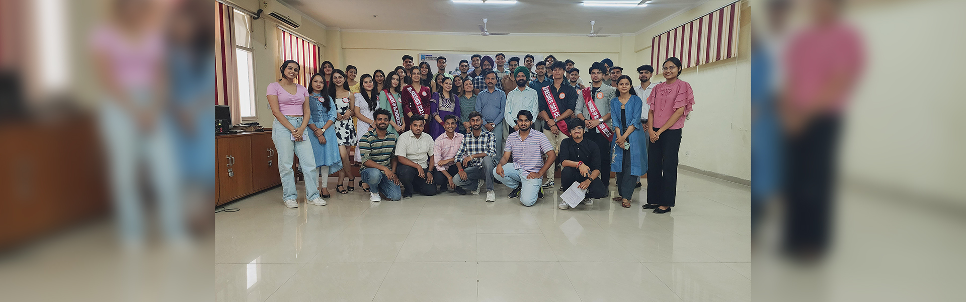 Applied Sciences Department organized Mr. & Ms. Freshers 2023 Finale 