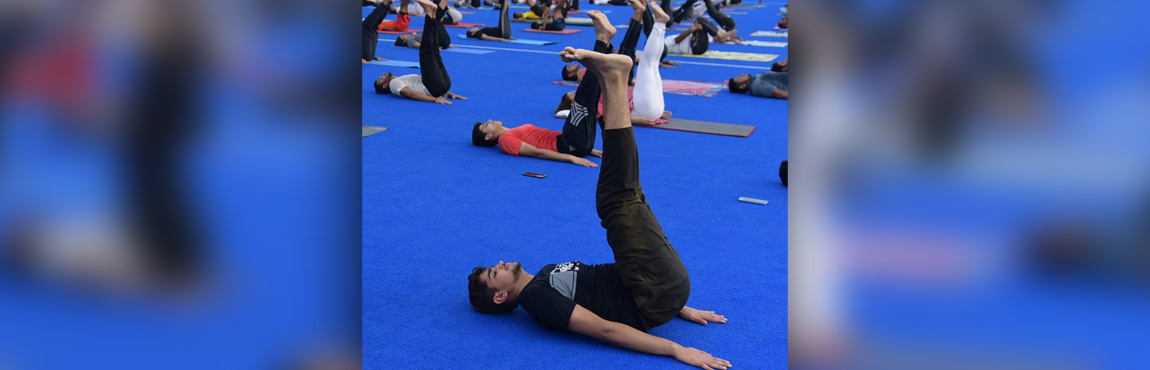 Yoga Session organized for B.Tech 1st Year students during Student Induction Programme 