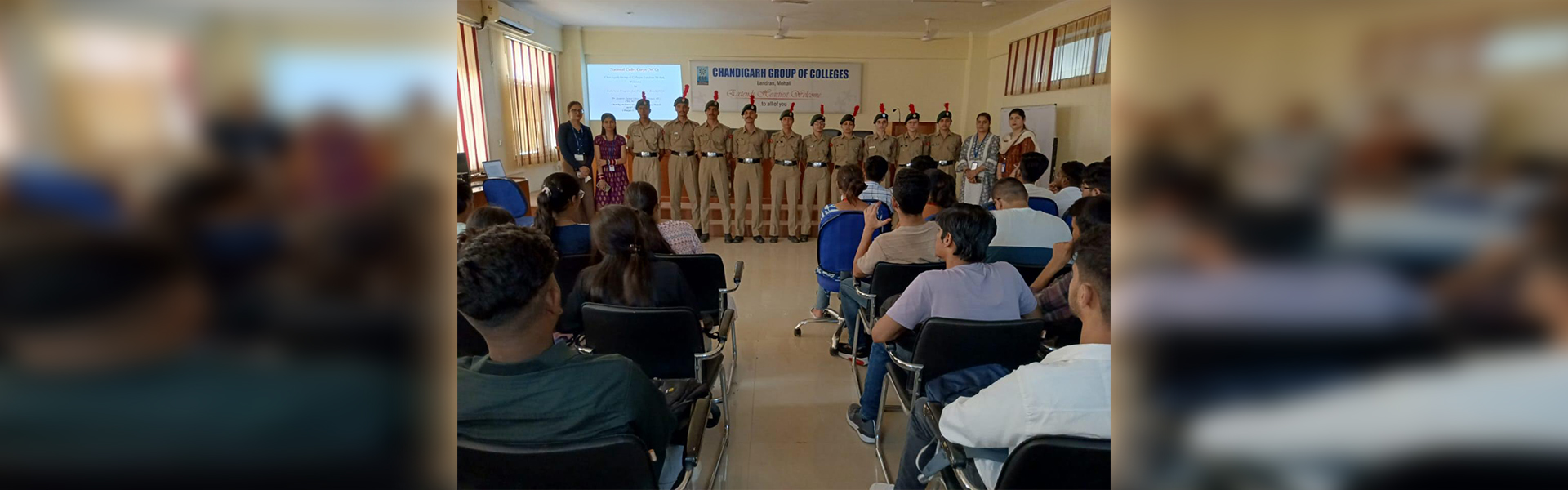 NCC Session for new students during SIP-2023 