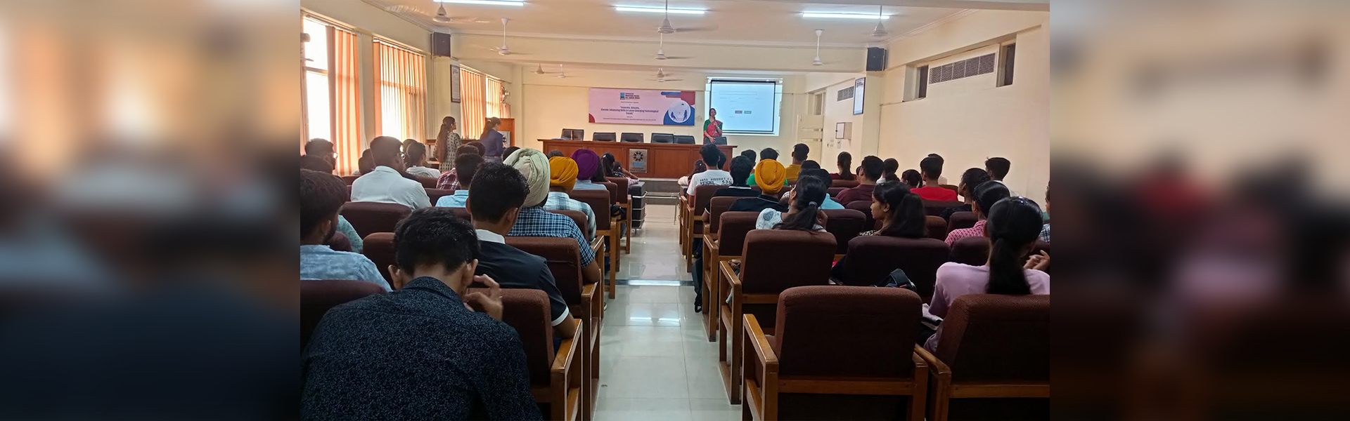 A Gateway to Knowledge: Library session organized for new students during SIP-2024