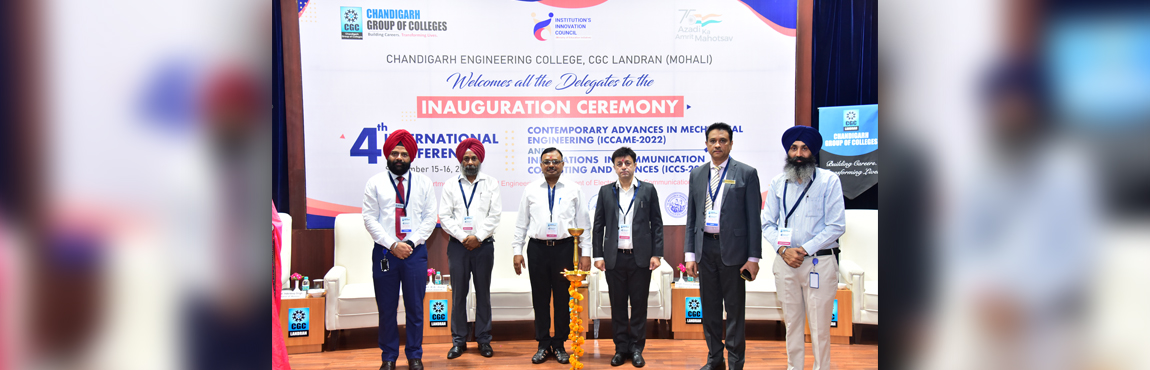 Inaugural Ceremony 4th  International Conference on  Innovations in Communication, Computing and Sciences(ICCS-2022) and  Contemporary Advances in Mechanical Engineering (ICCAME-2022) 
