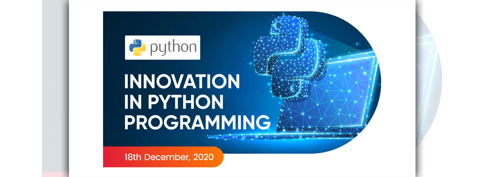 Department of Computer Applications organized Online Workshop on “Innovation in Python Programming” 