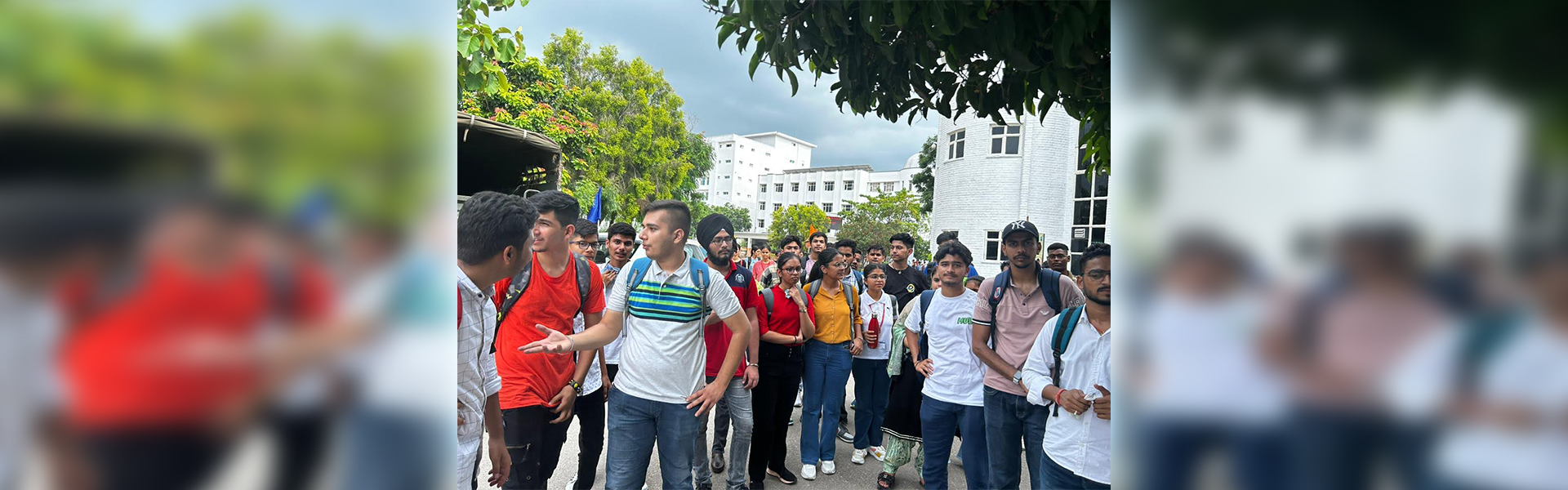 Campus Tour for Newly Enrolled B.Tech. Students 