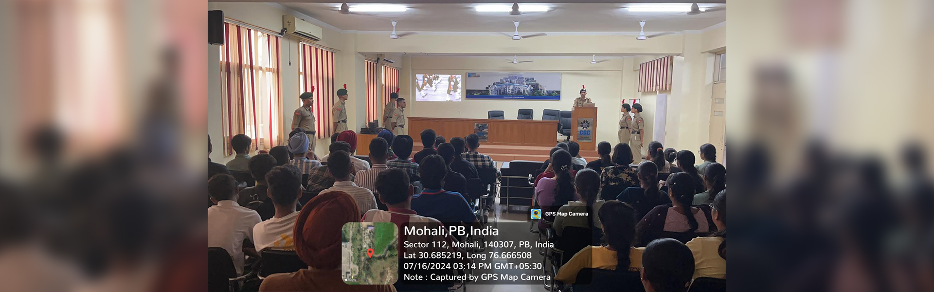 Unveiling Leadership & Discipline: NCC Session conducted for New Students during SIP 2024