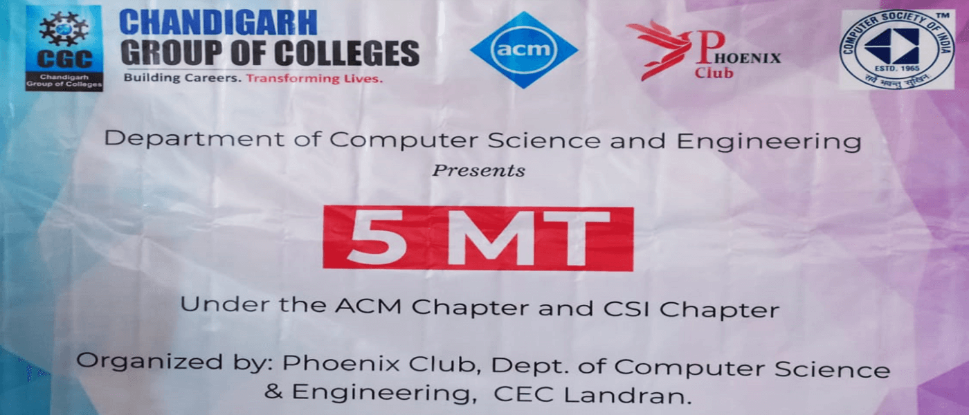 Chandigarh Engineering College, Department of Computer Science and  Engineering 