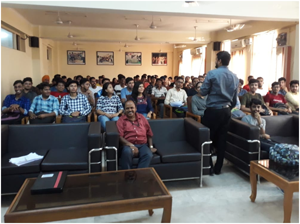 Art of Living session organized for B.Tech 1st Year Students 