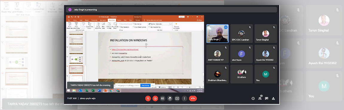 Expert Lecture on “IoT Protocols and Applications 