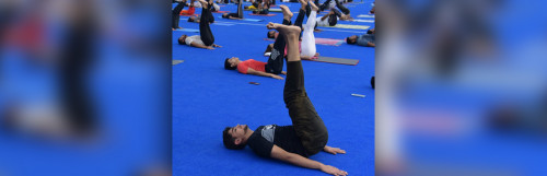 Yoga Session organized for B.Tech 1st Year students during Student Induction Programme