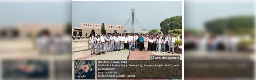 Industrial Visit to Pushpa Gujral Science city